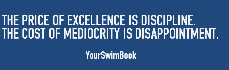 The Price of Excellence is Discipline