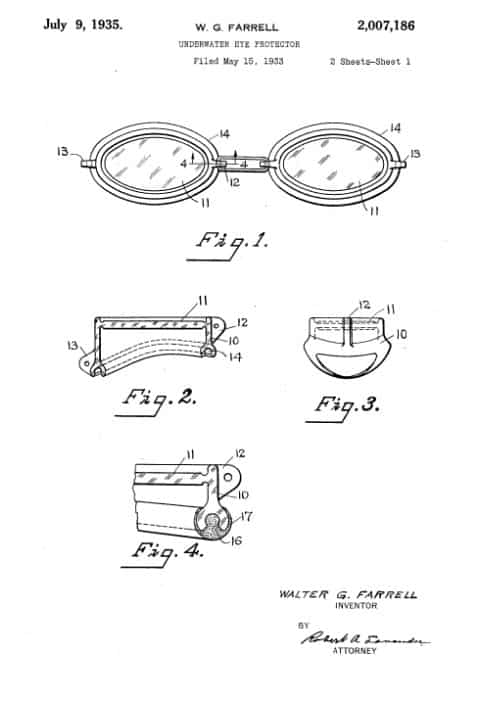 The History of Swim Goggles