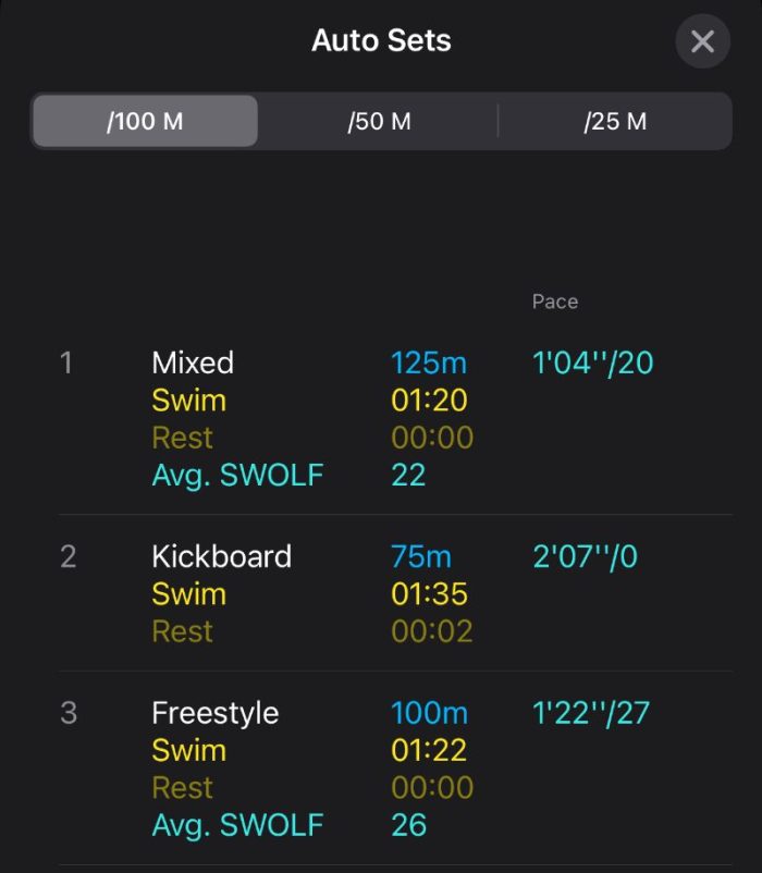 apple watch 8 swimming