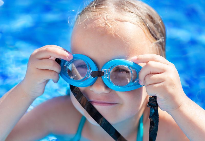 Big Frame Kids Swim Goggles Anti Fog Wide View Swimming Gear For Boys Girls  Children Glasses For Swimming Pool