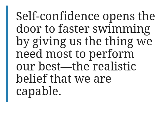 Different Kinds of Confidence That Swimmers Experience