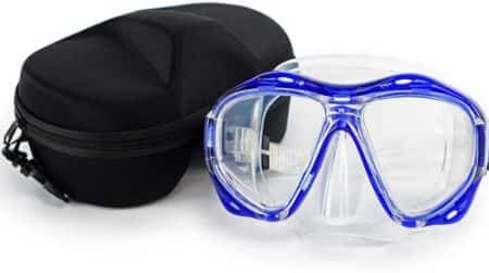 prescription swim goggles with nose cover