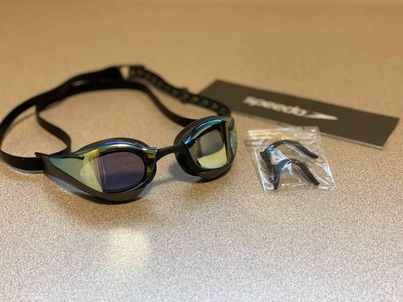 Gafas de natación Speedo Fastskin Speedsocket 2 Mirror Blue/Green