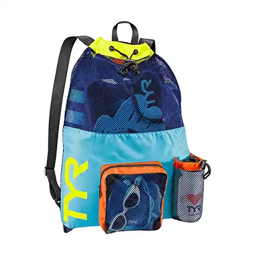 TYR Big Mesh Mummy Backpack for Swimmers