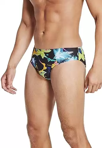 Speedo Men's Swim Brief Endurance Lite Turnz Printed