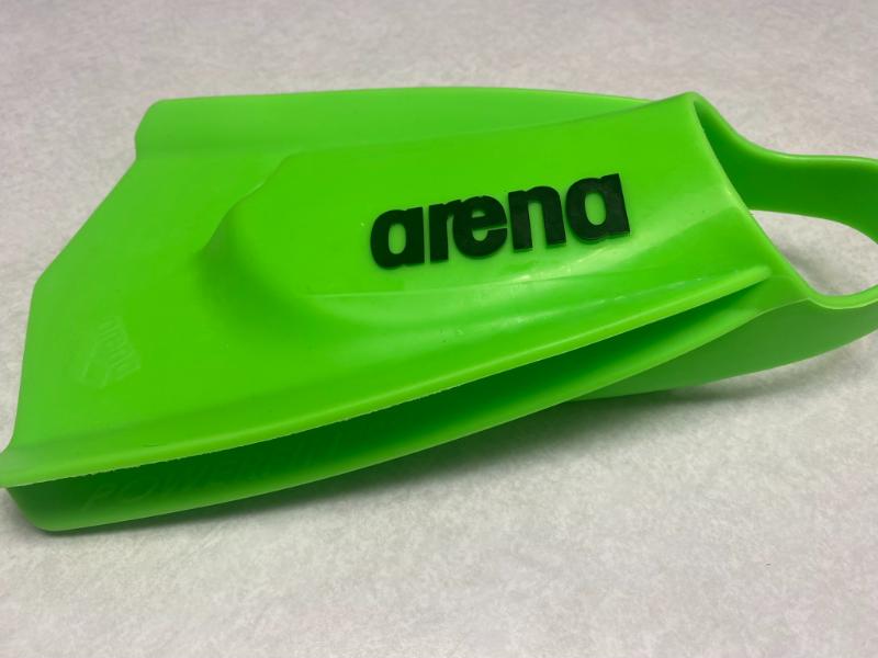 Short blade swim training fins - Arena Powerfin Pro II - Edges